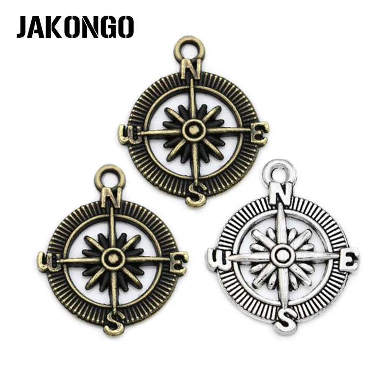 12pcs Antique Silver Bronze Plated Compass Charms Pendants for Jewelry Findings Jewelry Making DIY Handmade 30x25mm
12pcs Antique Silver Bronze Plated Compass Charms Pendants for Jewelry Findings Jewelry Making DIY Handmade 30x25mm