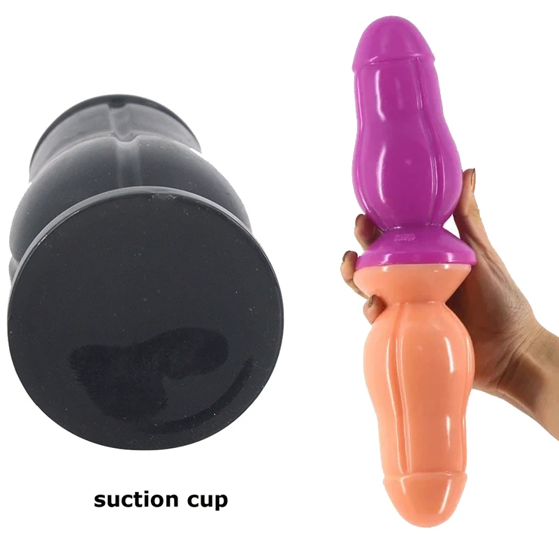 Soft chuck anal plug big dildo penis massage Ass prostate Vagina Masturbation huge anal Dildo sex toys for woman anus erotic toy 7