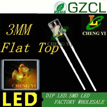LED manufacturer 3mm led diode Yellow Flat top DIP LED 2.0-2.5V 585-595nm(free shipping)
LED manufacturer 3mm led diode Yellow Flat top DIP LED 2.0-2.5V 585-595nm(free shipping)
