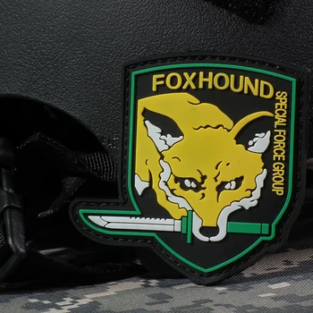 Fox Hound Patch Rubber 3D PVC Tactical Hook And Loop Patch Military Armband Army Badge Special Force Group 10pcs Wholesale
Fox Hound Patch Rubber 3D PVC Tactical Hook And Loop Patch Military Armband Army Badge Special Force Group 10pcs Wholesale