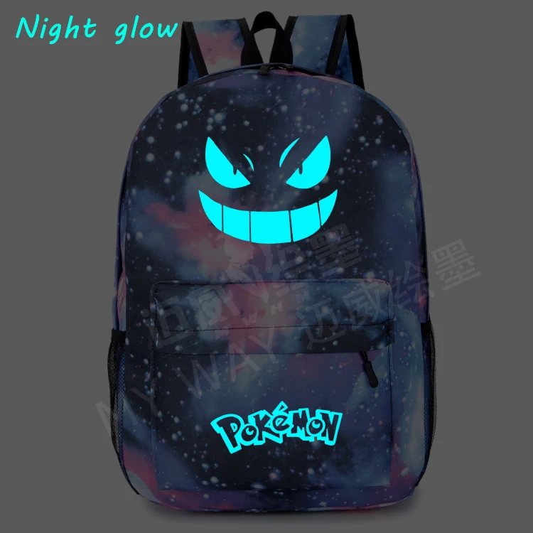 2018 NEW HOT-SALE Pouplar Luminous Printing Game Pokemon Go Backpack Pokemon Gengar women men School Bags Teenager Girls Mochila 
2018 NEW HOT-SALE Pouplar Luminous Printing Game Pokemon Go Backpack Pokemon Gengar women men School Bags Teenager Girls Mochila