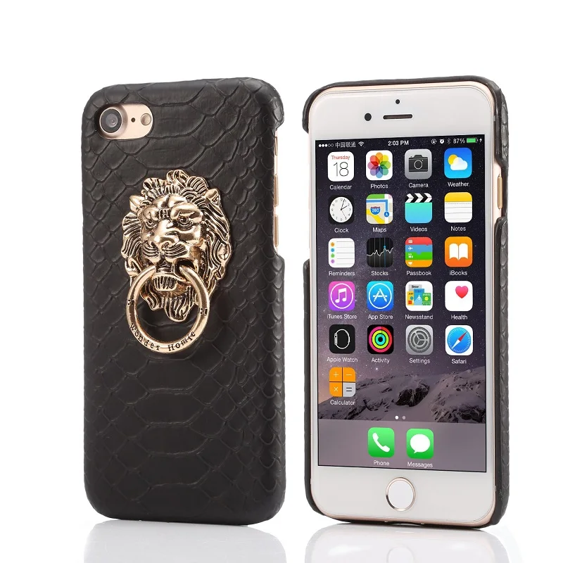 Fashion Snake Skin leather hard Phone Case 3D Lion Head Stand Fundas cases For iphone XS MAX XR 6 6plus 6s plus 7 7Plus 8 Cover
Fashion Snake Skin leather hard Phone Case 3D Lion Head Stand Fundas cases For iphone XS MAX XR 6 6plus 6s plus 7 7Plus 8 Cover