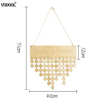 DIY Wood Wall Hanging Calendar Birthday Reminder Board Special Dates Mark Sign Family Friends Planner Calendar Home Deco Gifts
DIY Wood Wall Hanging Calendar Birthday Reminder Board Special Dates Mark Sign Family Friends Planner Calendar Home Deco Gifts