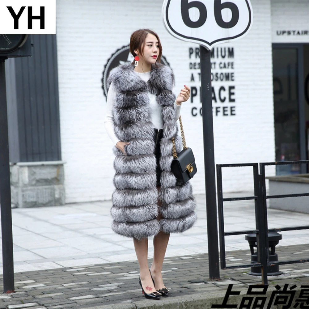 Autumn Winter Women Real Fox Fur Vest 100% Natural Real Fox Fur Waistcoat Brand Lady Warm Soft Quality Genuine Fox Fur Gilet
Autumn Winter Women Real Fox Fur Vest 100% Natural Real Fox Fur Waistcoat Brand Lady Warm Soft Quality Genuine Fox Fur Gilet