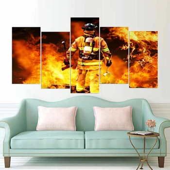 HD Home Decoration Canvas Living Room Printed Modern 5 Panel Firefighters Pictures Painting Wall Art Modular Poster Frame
HD Home Decoration Canvas Living Room Printed Modern 5 Panel Firefighters Pictures Painting Wall Art Modular Poster Frame