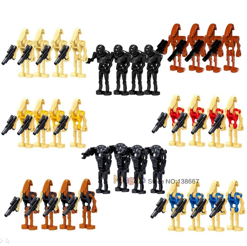 4pcs/lot Super Battle Droid K2SO Model Set Building Blocks kits Brick Rouge One Toys Gift
4pcs/lot Super Battle Droid K2SO Model Set Building Blocks kits Brick Rouge One Toys Gift