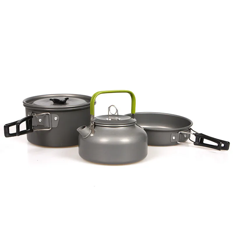 2-3 People Portable Outdoor Camping Cooking Set Teapot Coffee Kettle Cooking Pots and Pans Outdoor Tablewares
2-3 People Portable Outdoor Camping Cooking Set Teapot Coffee Kettle Cooking Pots and Pans Outdoor Tablewares