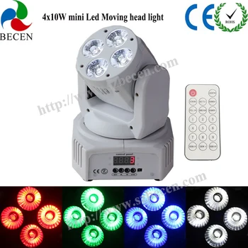 1-10pcs Remote control mini led moving head light 4x10W 4in1 rgbw led wash moving light with for party wedding
1-10pcs Remote control mini led moving head light 4x10W 4in1 rgbw led wash moving light with for party wedding