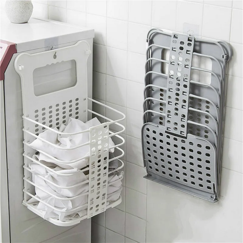 Household Laundry Hamper Foldable Plastic Storage Baskets Dirty Clothes Toy Hanging Storage Bag Bathroom Debris Basket Organizer
Household Laundry Hamper Foldable Plastic Storage Baskets Dirty Clothes Toy Hanging Storage Bag Bathroom Debris Basket Organizer