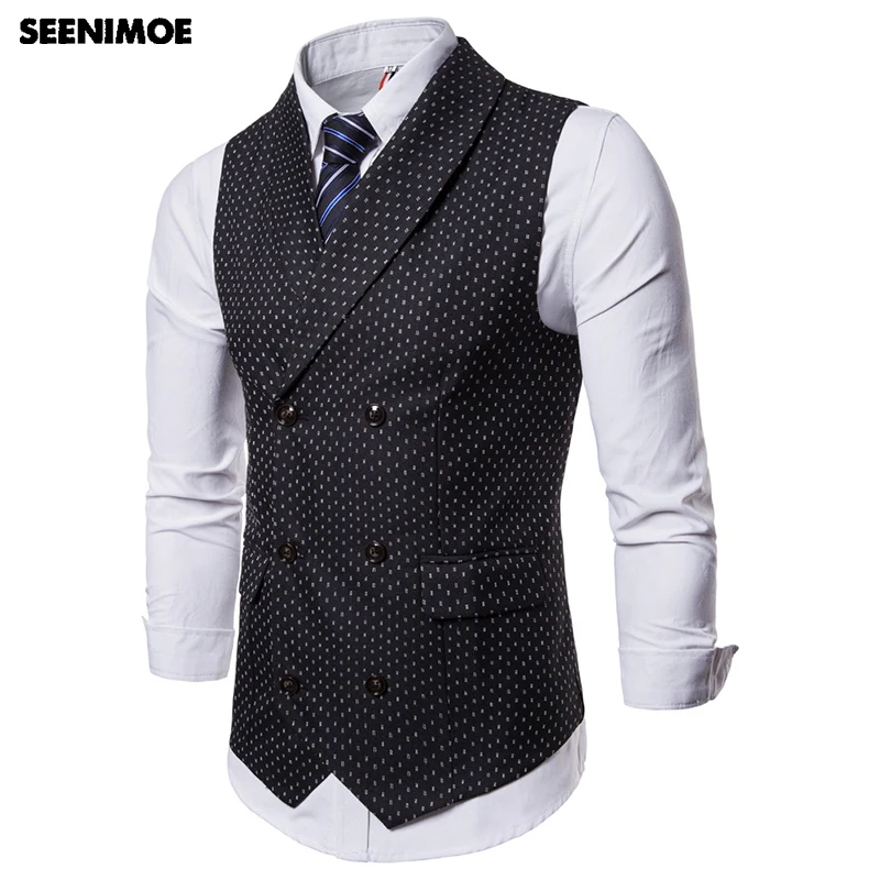 Seenimoe Mens Formal Blazer vests Casual Double Breasted V-neck Fashion M-4XL Male England Style Printed Casual Blazer Vests
Seenimoe Mens Formal Blazer vests Casual Double Breasted V-neck Fashion M-4XL Male England Style Printed Casual Blazer Vests