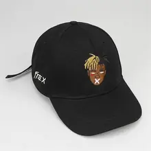 Высокое качество хлопок певица xxxtentacion дреды Snapback Кепка для мужчин и женщин хип-хоп шляпа папы костяная шляпа(China)
