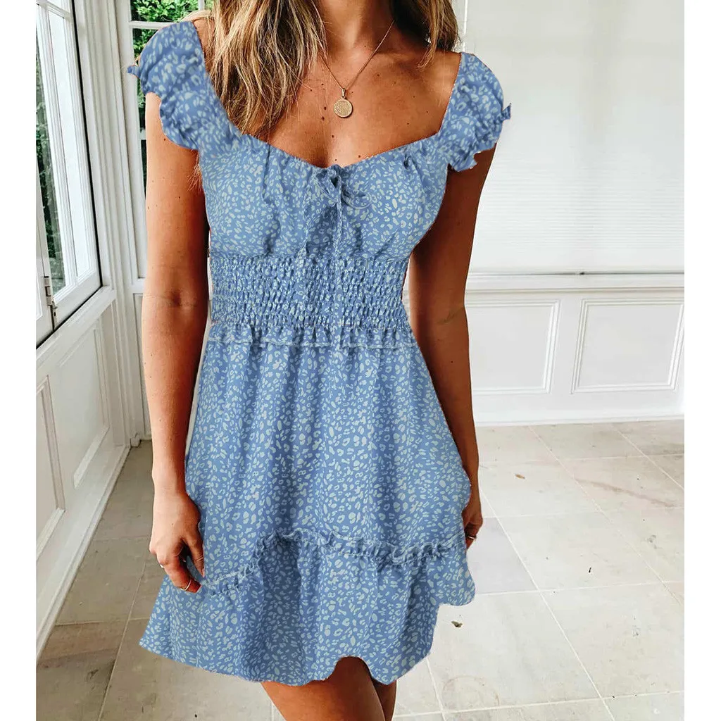 Sleeper #J5 2019 New Womens Sexy Square Collar Waist Temperament Slim Fit Dress платье женское summer charm Free Shipping
Sleeper #J5 2019 New Womens Sexy Square Collar Waist Temperament Slim Fit Dress платье женское summer charm Free Shipping