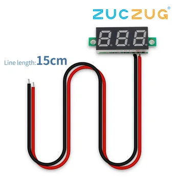 0.28 Inch 2.5V-30V Mini Digital Voltmeter Voltage Tester Meter LED Screen Electronic Parts Accessories Digital Voltmeter
0.28 Inch 2.5V-30V Mini Digital Voltmeter Voltage Tester Meter LED Screen Electronic Parts Accessories Digital Voltmeter