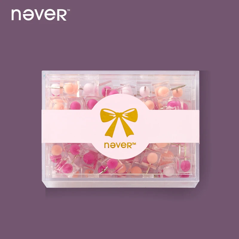 NEVER Square Push Pin Thumb Tack Message Board Pushpin 80PCS New Color Creative High-quality Plastic
NEVER Square Push Pin Thumb Tack Message Board Pushpin 80PCS New Color Creative High-quality Plastic