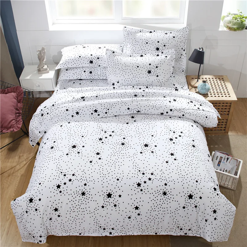 Home textile bedclothes bed linen bed set Starry sky Printing Bedding set Soft duvet cover Pillowcases comforter bedding sets
Home textile bedclothes bed linen bed set Starry sky Printing Bedding set Soft duvet cover Pillowcases comforter bedding sets