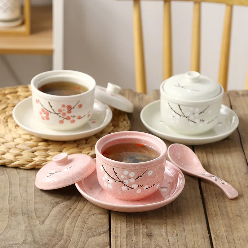 Japanese Ceramic Bowl Set Household Steamed Egg Bowl Hotel Ceramic Bowl Set Stew Pot Liner Set
Japanese Ceramic Bowl Set Household Steamed Egg Bowl Hotel Ceramic Bowl Set Stew Pot Liner Set