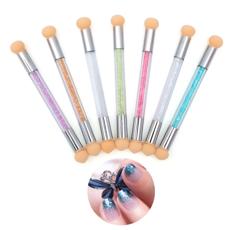 With 4 Replace Heads Nail Art Sponge Gradient Brush Pen DIY Painting Dotting Double End Tips Coloful Rhinestone Manicure Tool
With 4 Replace Heads Nail Art Sponge Gradient Brush Pen DIY Painting Dotting Double End Tips Coloful Rhinestone Manicure Tool