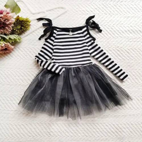 Newborn Kids Girls Striped Tulle Ball Gown Dress Cold Shoulder Party Pageant Lace Children Girl Dresses
Newborn Kids Girls Striped Tulle Ball Gown Dress Cold Shoulder Party Pageant Lace Children Girl Dresses