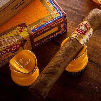 Hot sell Ceramic Yellow/black cigar holder portable display creative cigar holder for sets
Hot sell Ceramic Yellow/black cigar holder portable display creative cigar holder for sets