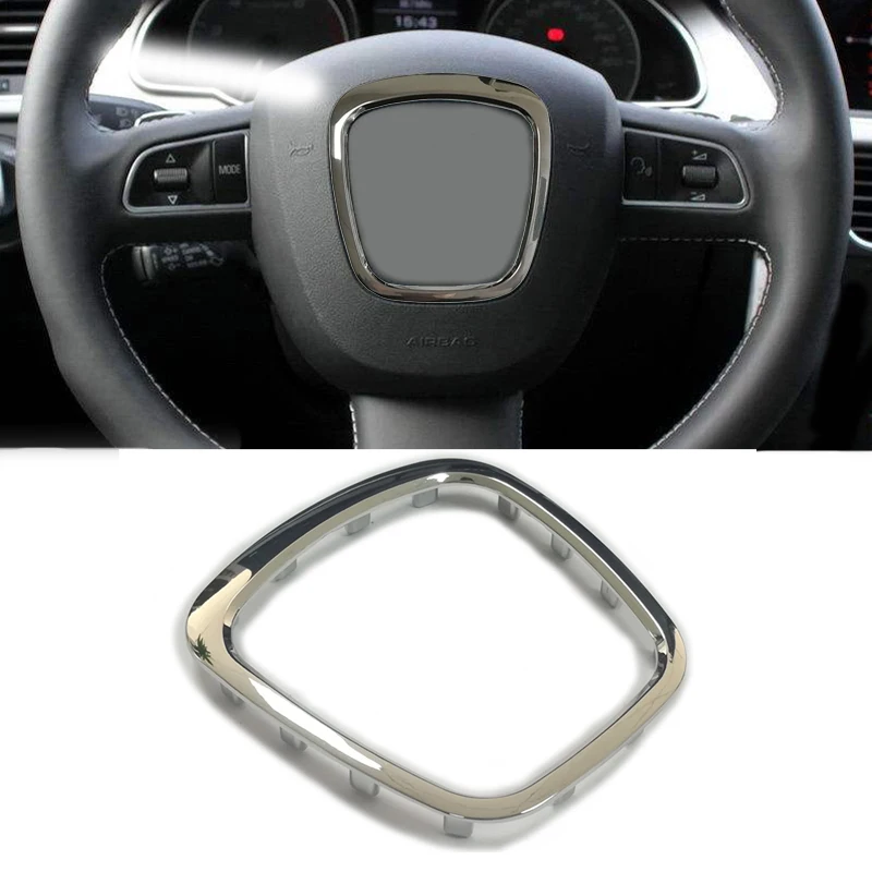 Chrome abs steering wheel trim center emblem logo frame sequins sticker accessories for Audi A3 S3 8P A4 B6 B7 B8 A5 A6 C7 Q5 Q7
Chrome abs steering wheel trim center emblem logo frame sequins sticker accessories for Audi A3 S3 8P A4 B6 B7 B8 A5 A6 C7 Q5 Q7