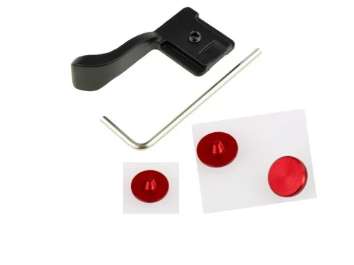 

Red Shutter Release button + GRIP THUMBS thumb button Finger buckle For Fuji X-PRO1 X-E2 X-A1 X100 X100S x10 x20 X-M1 X-A