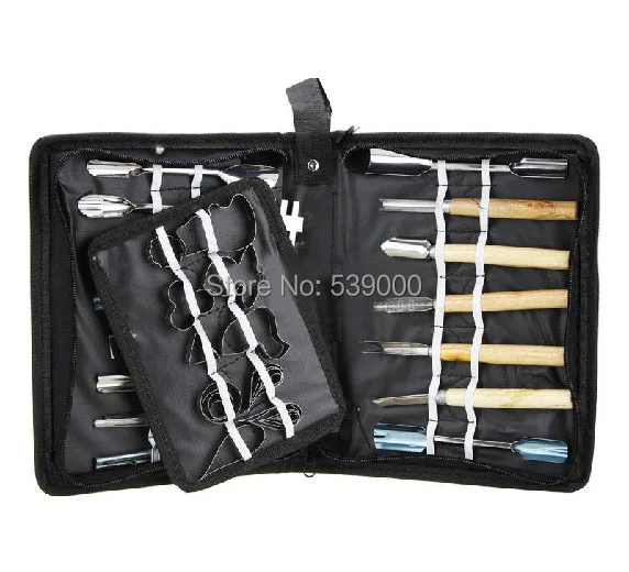 Free shipping New 46PC/SET Vegetable Fruit Carving knife Tool Chef Kit Kitchen knife Hand carving
