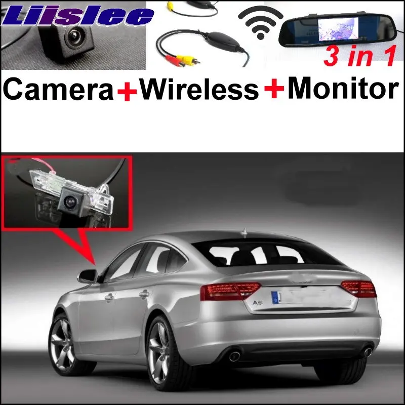 Liislee 3in1 Special WiFi Rear View Camera + Wireless Receiver + Mirror Monitor Easy Parking System For Audi A5 S5 RS5 2008~2014
Liislee 3in1 Special WiFi Rear View Camera + Wireless Receiver + Mirror Monitor Easy Parking System For Audi A5 S5 RS5 2008~2014