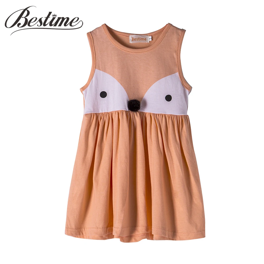 0-24M Summer Baby Dress Cartoon Fox Toddler Dress Sleeveless Girl Vest dress Fashion Baby Girls Clothing
0-24M Summer Baby Dress Cartoon Fox Toddler Dress Sleeveless Girl Vest dress Fashion Baby Girls Clothing
