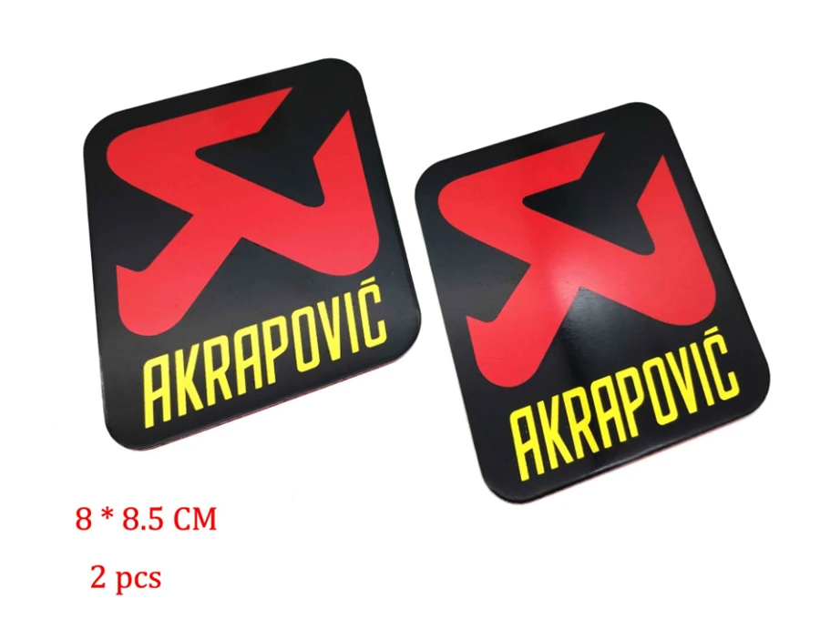 2pcs CBR ttr yzf 250cc 400cc Aluminium Heat-resistant Motorcycle Exhaust Pipes Decal Sticker AKRAPOVIC Stickers
2pcs CBR ttr yzf 250cc 400cc Aluminium Heat-resistant Motorcycle Exhaust Pipes Decal Sticker AKRAPOVIC Stickers