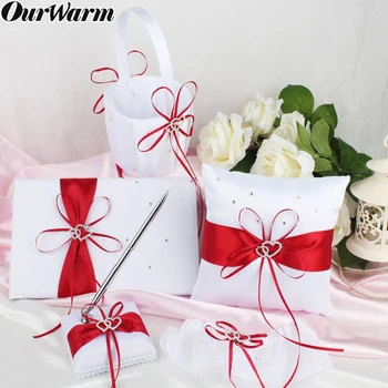 OurWarm 5pcs/set Flower Girl Basket Wedding Double Heart Ring Pillow Set Diamond Satin Cushion Home Party Wedding Ceremony Decor
OurWarm 5pcs/set Flower Girl Basket Wedding Double Heart Ring Pillow Set Diamond Satin Cushion Home Party Wedding Ceremony Decor