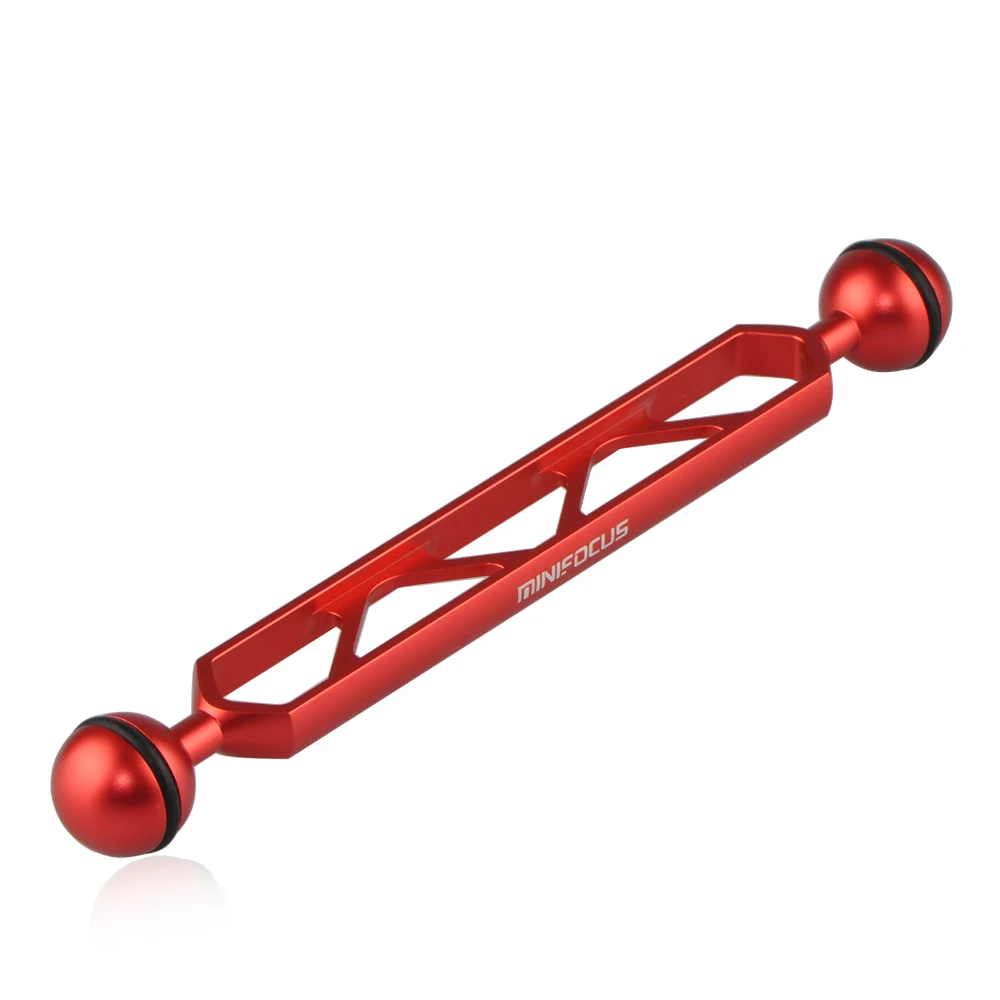 CNC 8"/ 20.5cm Double 1" Ball Aluminum Diving Light arm Joint for Connecting Strobe/Video Light to Underwater Tray/Handle Red
CNC 8"/ 20.5cm Double 1" Ball Aluminum Diving Light arm Joint for Connecting Strobe/Video Light to Underwater Tray/Handle Red