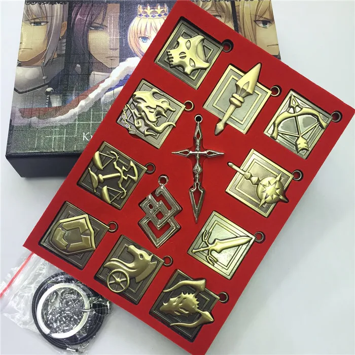 anime Keychain Set Metal FATE Zero/stay Night Victory Sword necklace High Quality for Men Friends Gift toy model Periphery
anime Keychain Set Metal FATE Zero/stay Night Victory Sword necklace High Quality for Men Friends Gift toy model Periphery