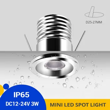12pcs Bathroom LED Spot Light IP65 DC12-24V 3W Kitchen Cabinet LED Downlight Waterproof Small Recessed Ceiling Lamps Hole D25MM
12pcs Bathroom LED Spot Light IP65 DC12-24V 3W Kitchen Cabinet LED Downlight Waterproof Small Recessed Ceiling Lamps Hole D25MM