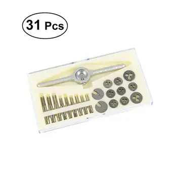 WINOMO 31PCS Mini Metric Tap and Die Wrench Set with Thread Cutters Round Die Wrench
WINOMO 31PCS Mini Metric Tap and Die Wrench Set with Thread Cutters Round Die Wrench