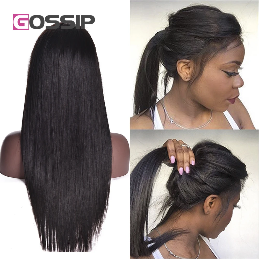 altFull Lace Front Wigs Human Hair Peruvian Hair Straight Full Lace Human Hair Wigs For Black Women Lace Front Human Hair Wigs