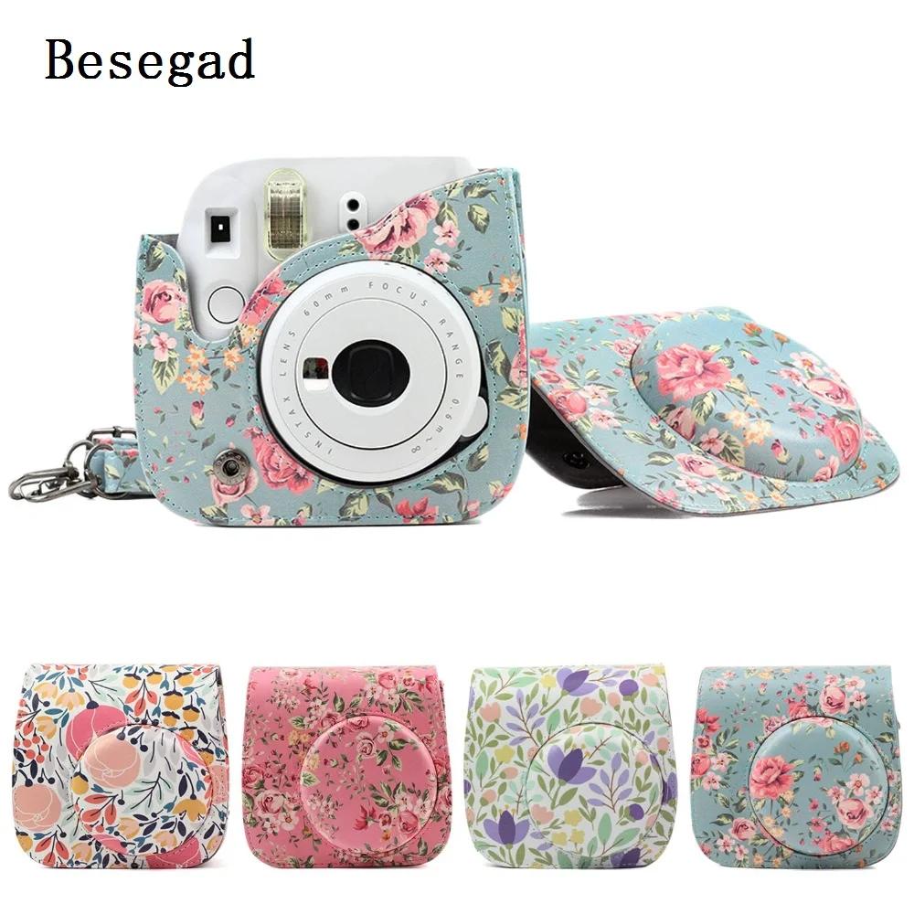 Besegad PU Leather Protective Bag Holder Pouch Case w/Strap Kit for Fujifilm Instax Mini 8 8 9 Instant Cameras Accessories
Besegad PU Leather Protective Bag Holder Pouch Case w/Strap Kit for Fujifilm Instax Mini 8 8 9 Instant Cameras Accessories