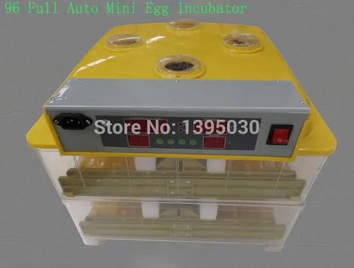 

1Pc/Lot Newest 96 Eggs Mini Egg Incubator WQ-96 Digital Egg Automatic Incubator Machine 110/220V