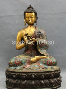 003040 13" Tibet Cloisonne Bronze Gilt Pray Maitreya Joss Sakyamuni Buddha Statue Set
003040 13" Tibet Cloisonne Bronze Gilt Pray Maitreya Joss Sakyamuni Buddha Statue Set
