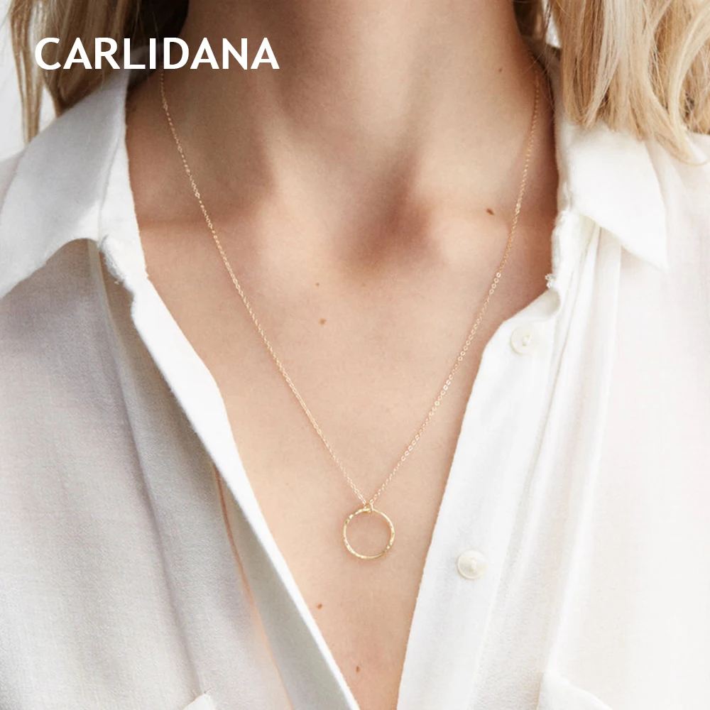 CARLIDANA Fashion Gold Color Stainless Steel Necklaces Women Minimalist Round Pendant Necklace for women Brand Necklace Jewelry
CARLIDANA Fashion Gold Color Stainless Steel Necklaces Women Minimalist Round Pendant Necklace for women Brand Necklace Jewelry