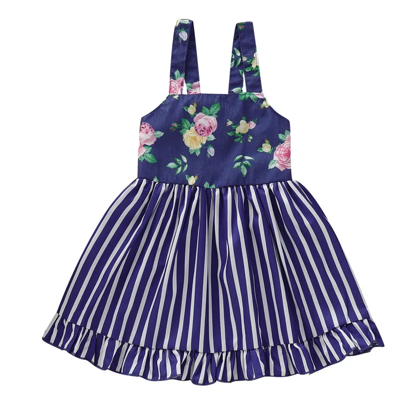 Hot Sale Sleeveless Big Bow Cute Summer New Girl Clothes Stripes Sleeves Sling Sweet Baby Dress Birthday Dresse D20
Hot Sale Sleeveless Big Bow Cute Summer New Girl Clothes Stripes Sleeves Sling Sweet Baby Dress Birthday Dresse D20