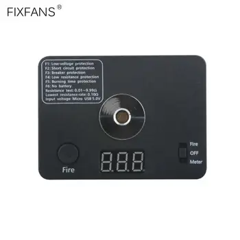 521 Tab Mini V3 Ohm Meter Reader Resistance Tester Vape Coil Wire DIY Tool for Electronic Cigarette 510 Thread RDA RBA Atomizer
521 Tab Mini V3 Ohm Meter Reader Resistance Tester Vape Coil Wire DIY Tool for Electronic Cigarette 510 Thread RDA RBA Atomizer