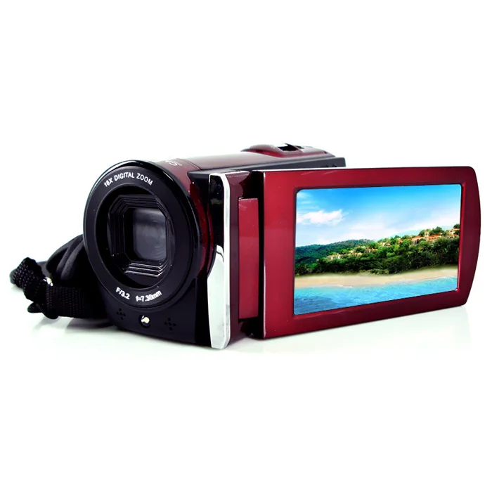 

12MP 5.0MP CMOS Professional Video Camera DVR HDV-601s 3.0" 720P HD Digital Video Camcorder PC Cam Voice Recording