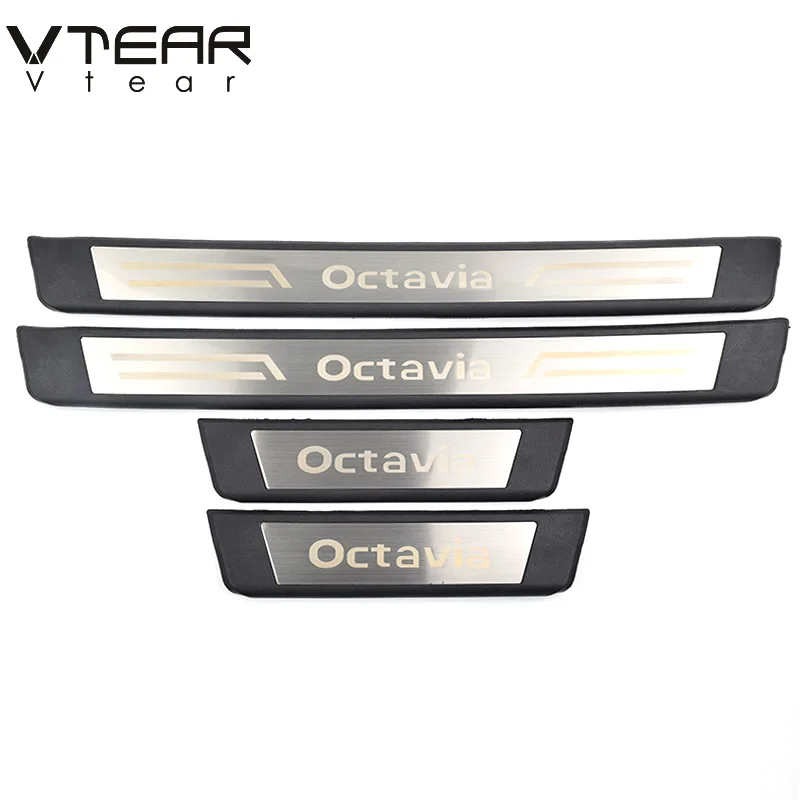 Vtear for Skoda Octavia A7 Door Sill Guard Sticker Film Anti Scratch kick styling protector pedal strip cover accessories 2017
Vtear for Skoda Octavia A7 Door Sill Guard Sticker Film Anti Scratch kick styling protector pedal strip cover accessories 2017