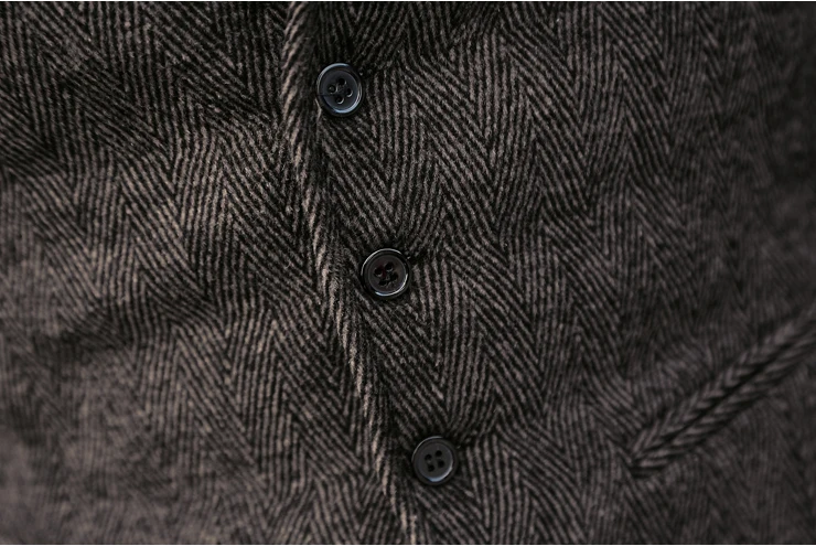 Men's brand Sleeveless Jacket Waistcoat Men Suit Vest Fashion Male British Style Slim Woolen Cotton Single breasted Vintage vest 13