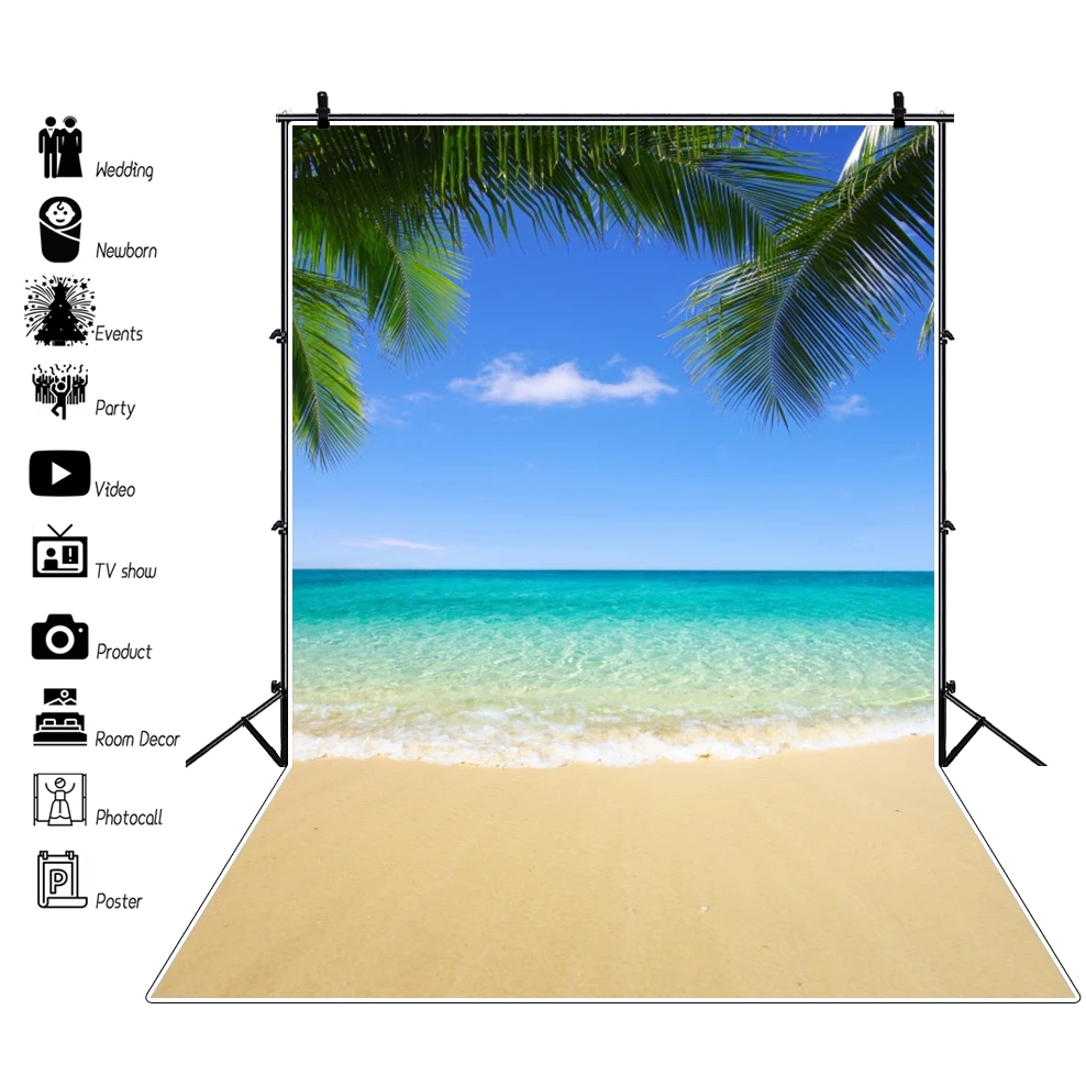 Summer Tropical Palm Tree Sea Beach Sand Cloudy Blue Sky Baby Scenic Photography Backgrounds For Photo Backdrops Photo Studio
Summer Tropical Palm Tree Sea Beach Sand Cloudy Blue Sky Baby Scenic Photography Backgrounds For Photo Backdrops Photo Studio