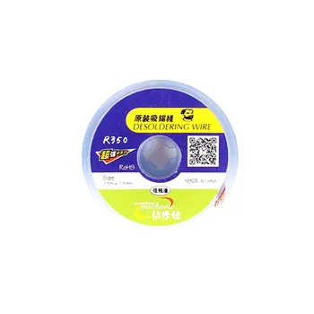 MECHANIC R350 1.5mm Environmental Protection Tin Absorption Band BGA Desoldering Braid Wire Solder Wick PCB IC Chip Repair
MECHANIC R350 1.5mm Environmental Protection Tin Absorption Band BGA Desoldering Braid Wire Solder Wick PCB IC Chip Repair