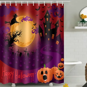 LB 180*180 Wizard Castle Pumpkin Shower Curtains Halloween Waterproof Polyester Bathroom Curtain Fabric for Bathtub Home Decor
LB 180*180 Wizard Castle Pumpkin Shower Curtains Halloween Waterproof Polyester Bathroom Curtain Fabric for Bathtub Home Decor