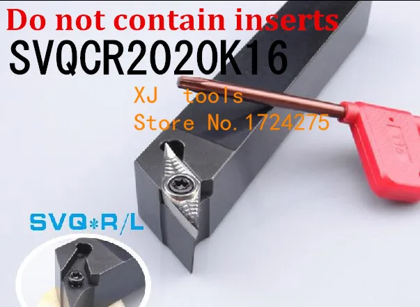 SVQCR2020K16/SVQCL2020K16 Metal Lathe Cutting Tools Lathe Machine CNC Turning Tools External Turning Tool Holder S-Type SVQCR
SVQCR2020K16/SVQCL2020K16 Metal Lathe Cutting Tools Lathe Machine CNC Turning Tools External Turning Tool Holder S-Type SVQCR