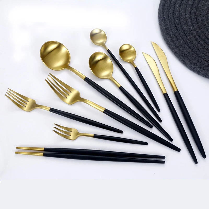 Dinnerware Set 304 Gold Dinnerware Set Forks Knives Spoons Kitchen Gold Dinnerware Stainless Steel Dropshipping
Dinnerware Set 304 Gold Dinnerware Set Forks Knives Spoons Kitchen Gold Dinnerware Stainless Steel Dropshipping
