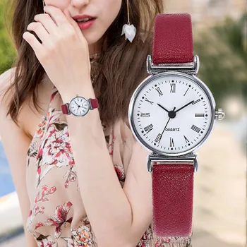 Luxury Watch Womern Famous Brand 2020 Clock Mechanism Women Fashion Arabic Numerals Small Dial With Leather Quartz Watch relogio
Luxury Watch Womern Famous Brand 2020 Clock Mechanism Women Fashion Arabic Numerals Small Dial With Leather Quartz Watch relogio